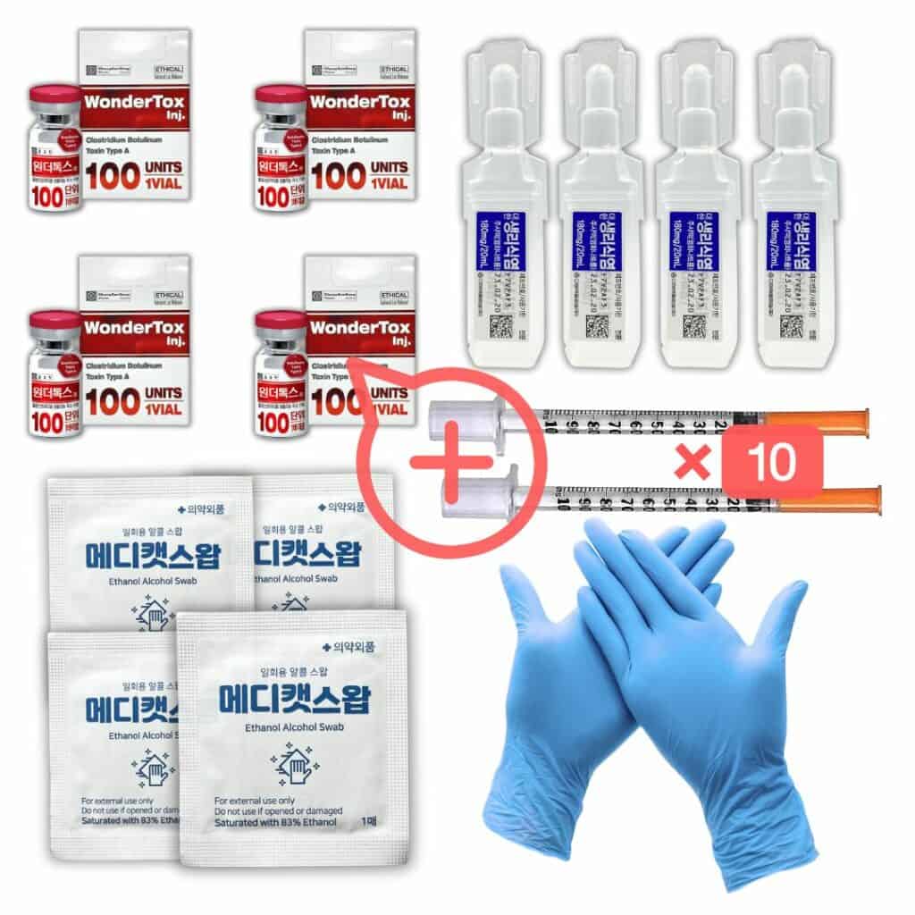 X4 Wondertox 100U Set