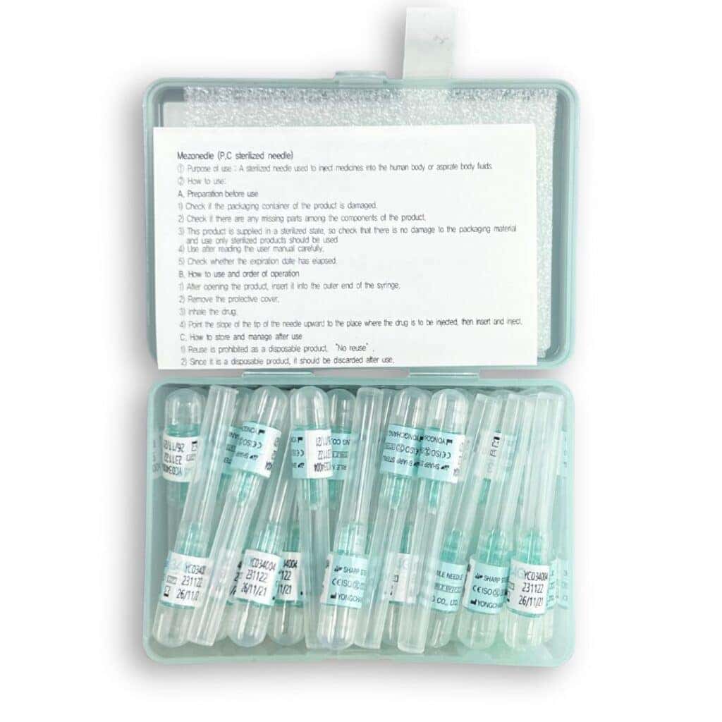 YC SHARP Meso Needle 34G Pack
